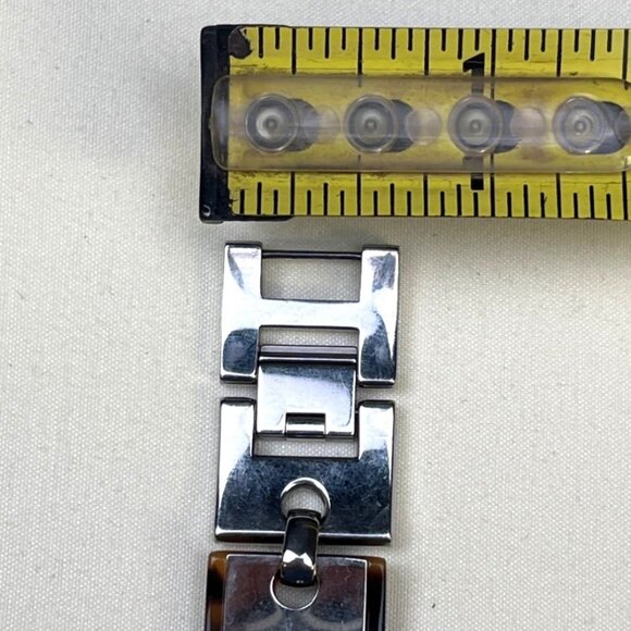 Michael Kors Women's Brown Leopard Print Link Watch SKU 5371 - Picture 6 of 7